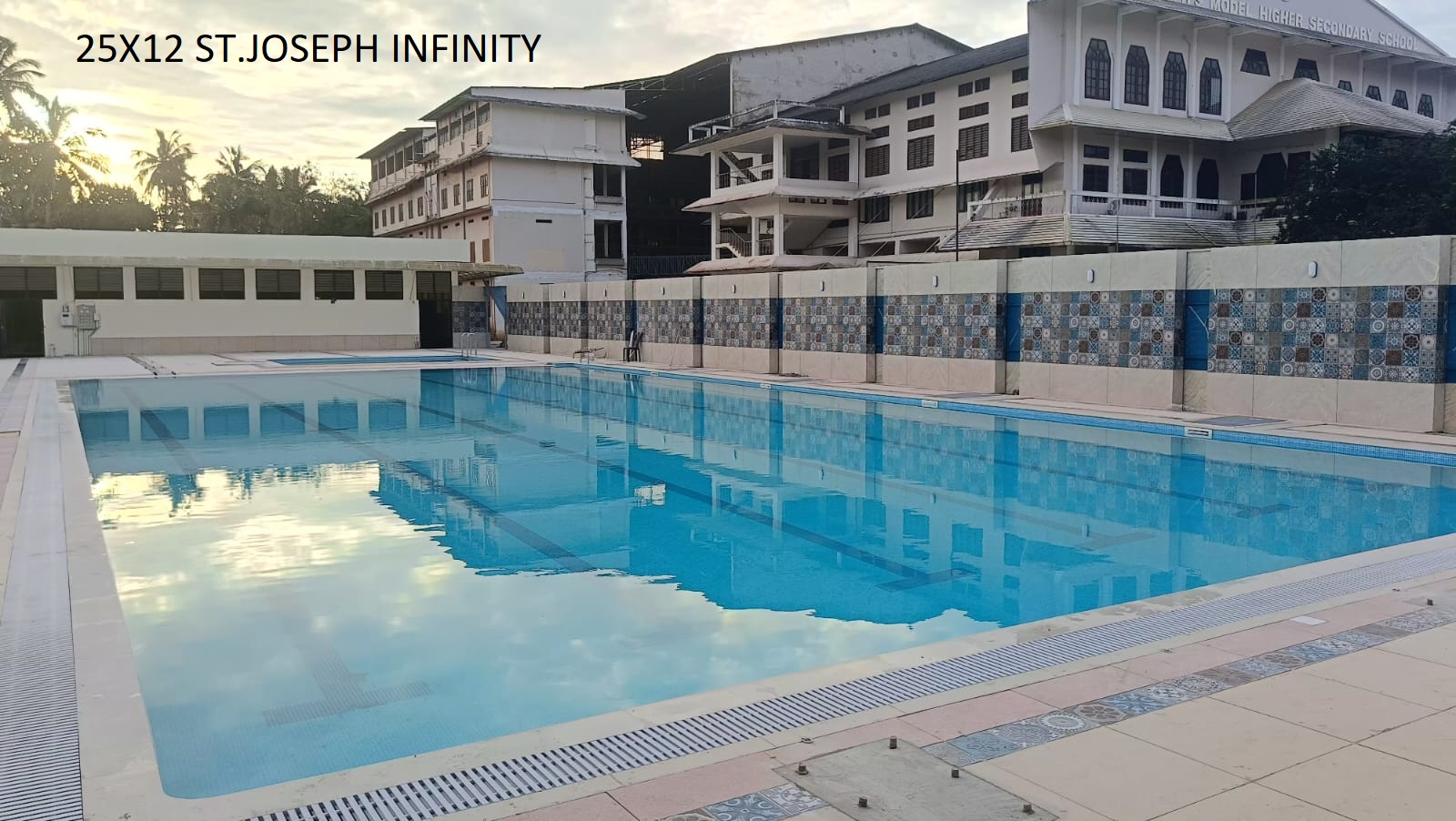 St. Joseph School 25m infinity pool by Moothedan